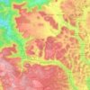 Burladingen topographic map, elevation, terrain