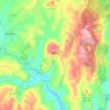 Meca topographic map, elevation, terrain