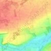 Villiers-le-Sec topographic map, elevation, terrain