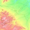 Judith Basin County topographic map, elevation, terrain