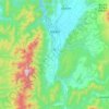 Furano topographic map, elevation, terrain