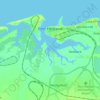 Port Hedland topographic map, elevation, terrain