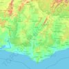 Western Region topographic map, elevation, terrain