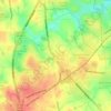Watkinsville topographic map, elevation, terrain