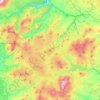 Migneint topographic map, elevation, terrain