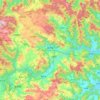 Wencheng County topographic map, elevation, terrain