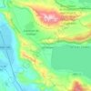 Jocotepec topographic map, elevation, terrain