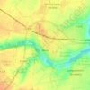 Nesle topographic map, elevation, terrain