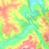 Koprivets topographic map, elevation, terrain
