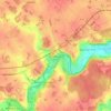 Tillières-sur-Avre topographic map, elevation, terrain