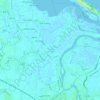 Hoa Chau Ward topographic map, elevation, terrain
