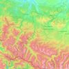 Большая Лаба topographic map, elevation, terrain