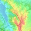 Santo António da Charneca topographic map, elevation, terrain
