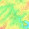 Zichen-Zussen-Bolder topographic map, elevation, terrain