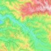 Firmi topographic map, elevation, terrain