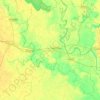 Sahjanwa topographic map, elevation, terrain