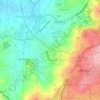 Real topographic map, elevation, terrain