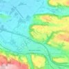 Bourgoin-Jallieu topographic map, elevation, terrain
