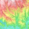 Saint-Pierre-de-Nogaret topographic map, elevation, terrain