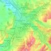 Симферополь topographic map, elevation, terrain
