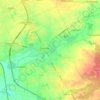 Garwolin topographic map, elevation, terrain