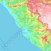 Gazipaşa topographic map, elevation, terrain
