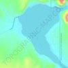 Upper Holter Lake topographic map, elevation, terrain