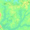 Pontevila topographic map, elevation, terrain