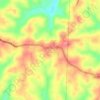 Harrisville topographic map, elevation, terrain