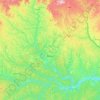 Batouri topographic map, elevation, terrain