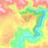Cirapuhan topographic map, elevation, terrain