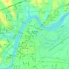 Xinan topographic map, elevation, terrain