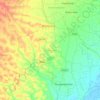 Mannargudi topographic map, elevation, terrain