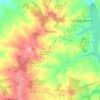Mouzon topographic map, elevation, terrain