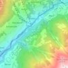 Mörel-Filet topographic map, elevation, terrain
