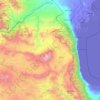 Ardabil Province topographic map, elevation, terrain