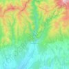 Bumbesti-Jiu topographic map, elevation, terrain