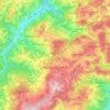 Montese topographic map, elevation, terrain