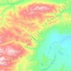 сумон Кызыл-Даг topographic map, elevation, terrain