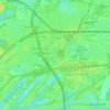 Mittelmeiderich topographic map, elevation, terrain
