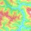 Rugin topographic map, elevation, terrain