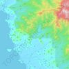 Sampoiniet topographic map, elevation, terrain