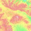 Монгун-Тайгинский кожуун topographic map, elevation, terrain