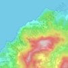 Banyalbufar topographic map, elevation, terrain