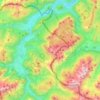 Reiteralm topographic map, elevation, terrain