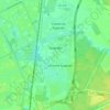Кудрово topographic map, elevation, terrain