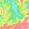 Lenk topographic map, elevation, terrain