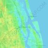 St. Augustine topographic map, elevation, terrain