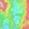 Vaiano topographic map, elevation, terrain