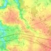 Saint-Agathon topographic map, elevation, terrain